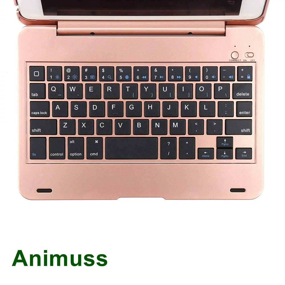 ANIMUSS Беспроводная клавиатура для iPad чехол мини-клавиатуры Folio Flip Smart Cover mini 4 с