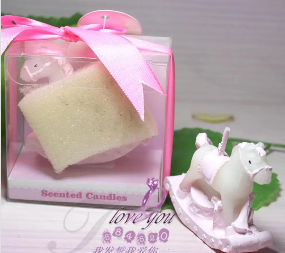 10 шт. милые Троянские конные свечи для свадьбы детский душ сувениры на день