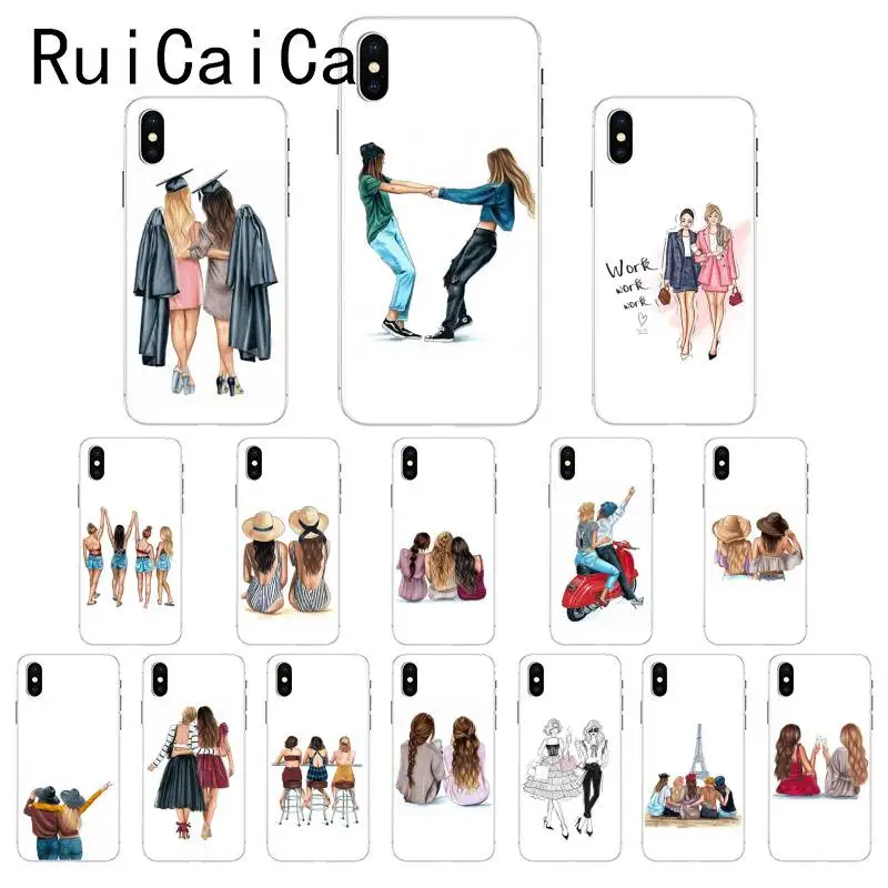 Ruicaica VOGUE Лучший Модный чехол принцессы для девочек и девушек телефона iPhone 8 7 6 6S Plus