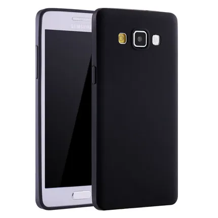 Black Силиконовый чехол для samsung Galaxy A3 A5 A7 J5 J7 Grand Prime G530 S6 S7 край S8 S9 Plus Note 8 3 4 5 - Цвет: Black