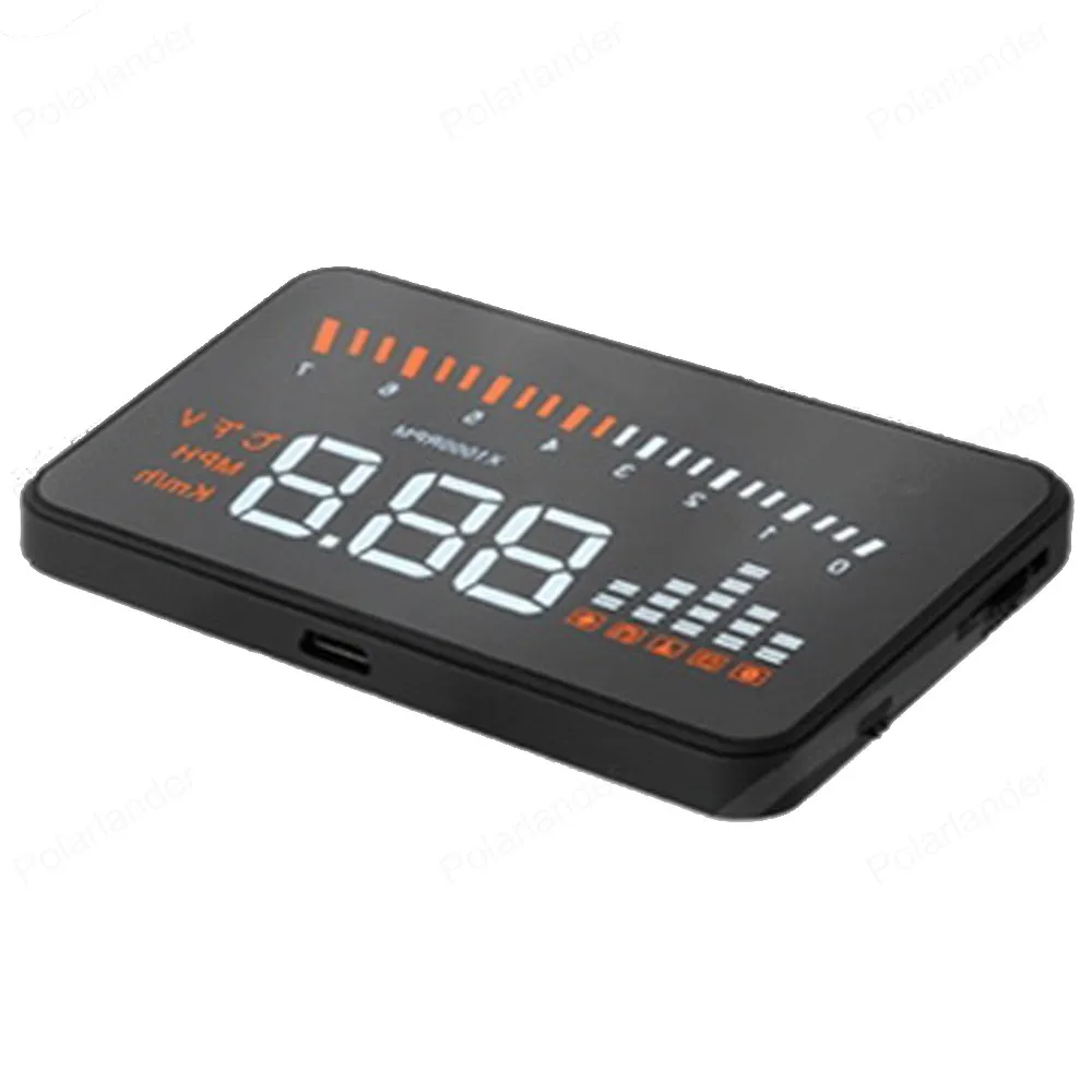 Многоцветный экран X5 цифровое предупреждение о превышении скорости и напряжении