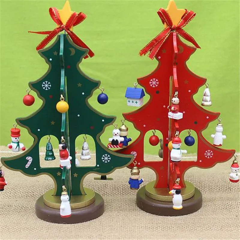 19*16 см новые красивые рождественские деревянные украшения-игрушки ручной работы