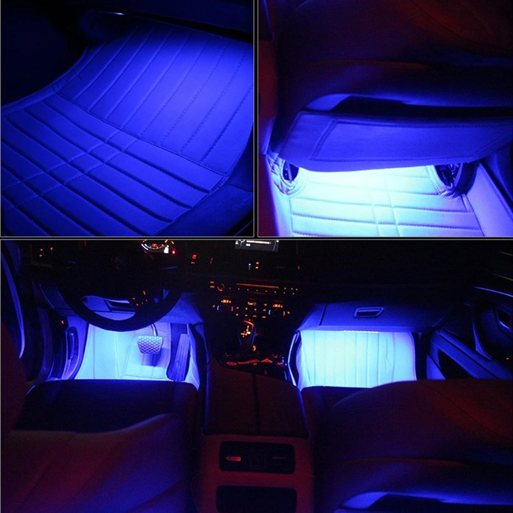 4 шт. автомобильный RGB и одноцветный светодиодный светильник для VW passat chevrolet cruze