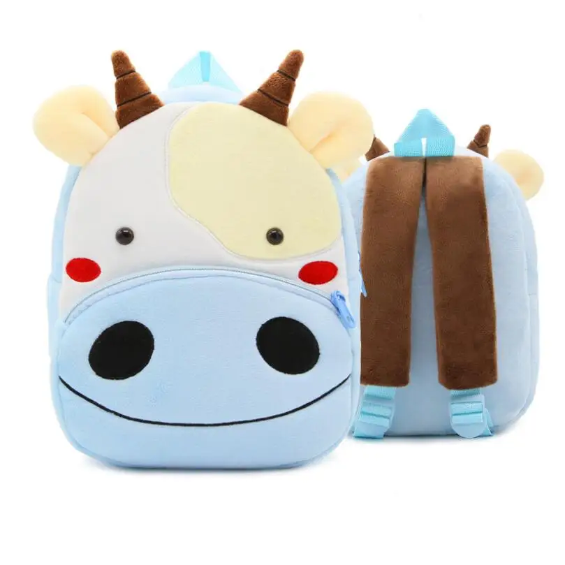 New Kawaii Stuffed Plush Kids Baby Toddler School Bags Backpack Kindergarten Schoolbag for Girls Boys 3D Cartoon Animal | Багаж и сумки