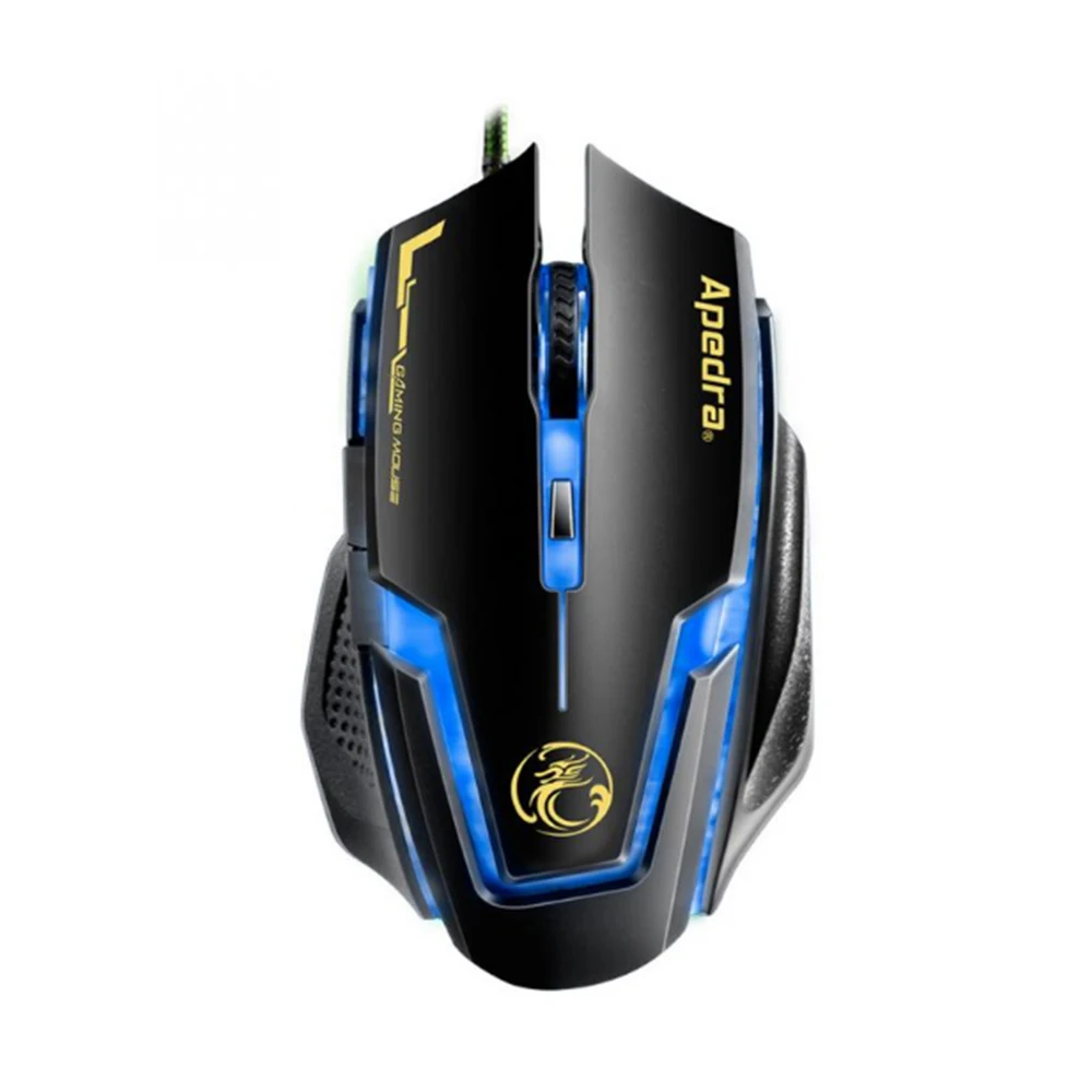 Проводная Мышь Gaming Mouse 6 Кнопок Компьютерной Мыши 3200 ТОЧЕК/ДЮЙМ USB Оптическая мышь