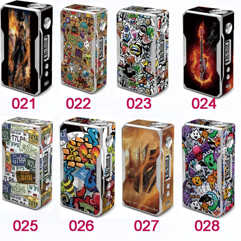 Наклейка на электронную сигарету VOOPOO DRAG TC 157 Вт 8 цветов выбор|Декоративные