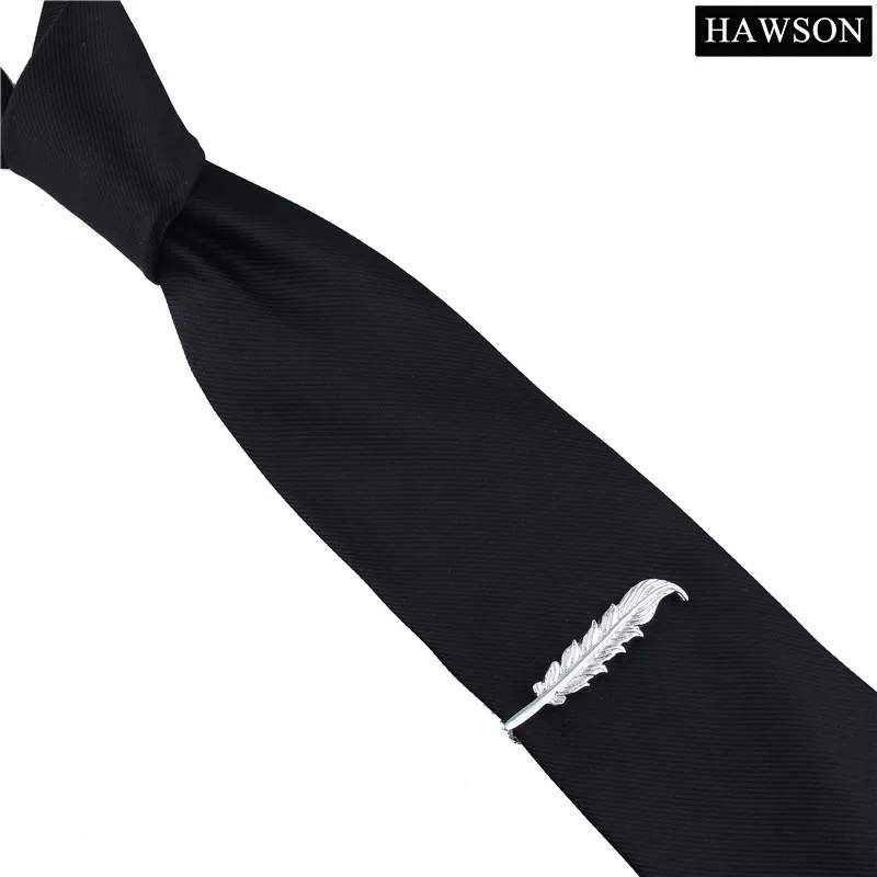 Бесплатная доставка зажим для галстука в форме листа 1 9 дюйма мужская рубашка с