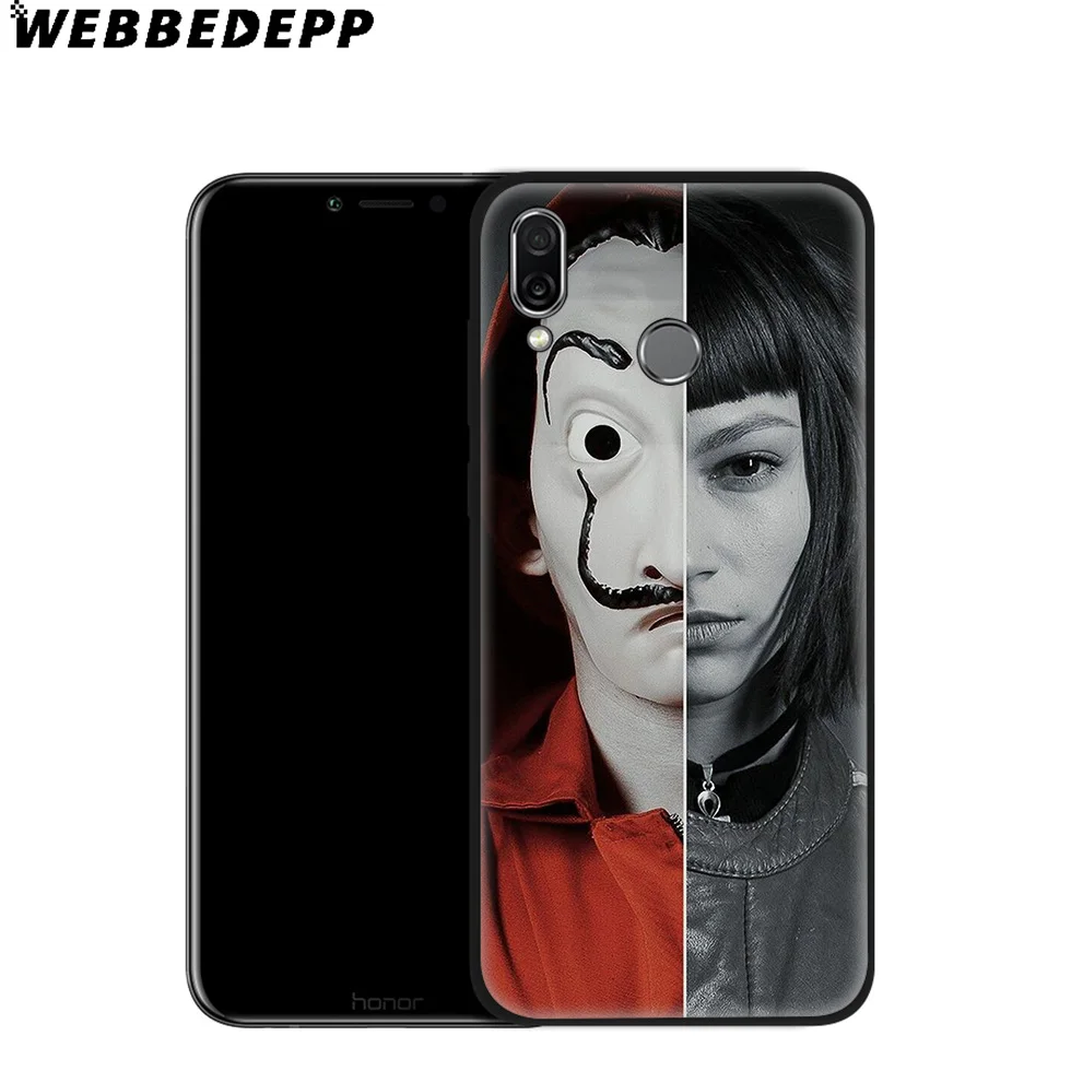 Money Heist La Casa De Papel Soft Case for Huawei P8 P9 P10 P20 P30 Lite Pro P Smart Z Plus 2019 Y6 Prime 2018 2017 Mini |