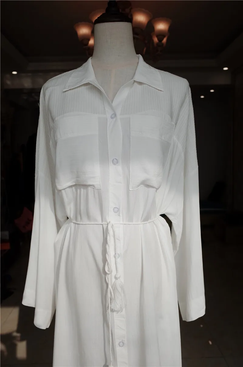 Summer Women Plus Size Beachwear Cover-ups White Cotton Tunic Beach Wrap Bath Dress Swim Suit Bikini Cover Up Woman#Q717