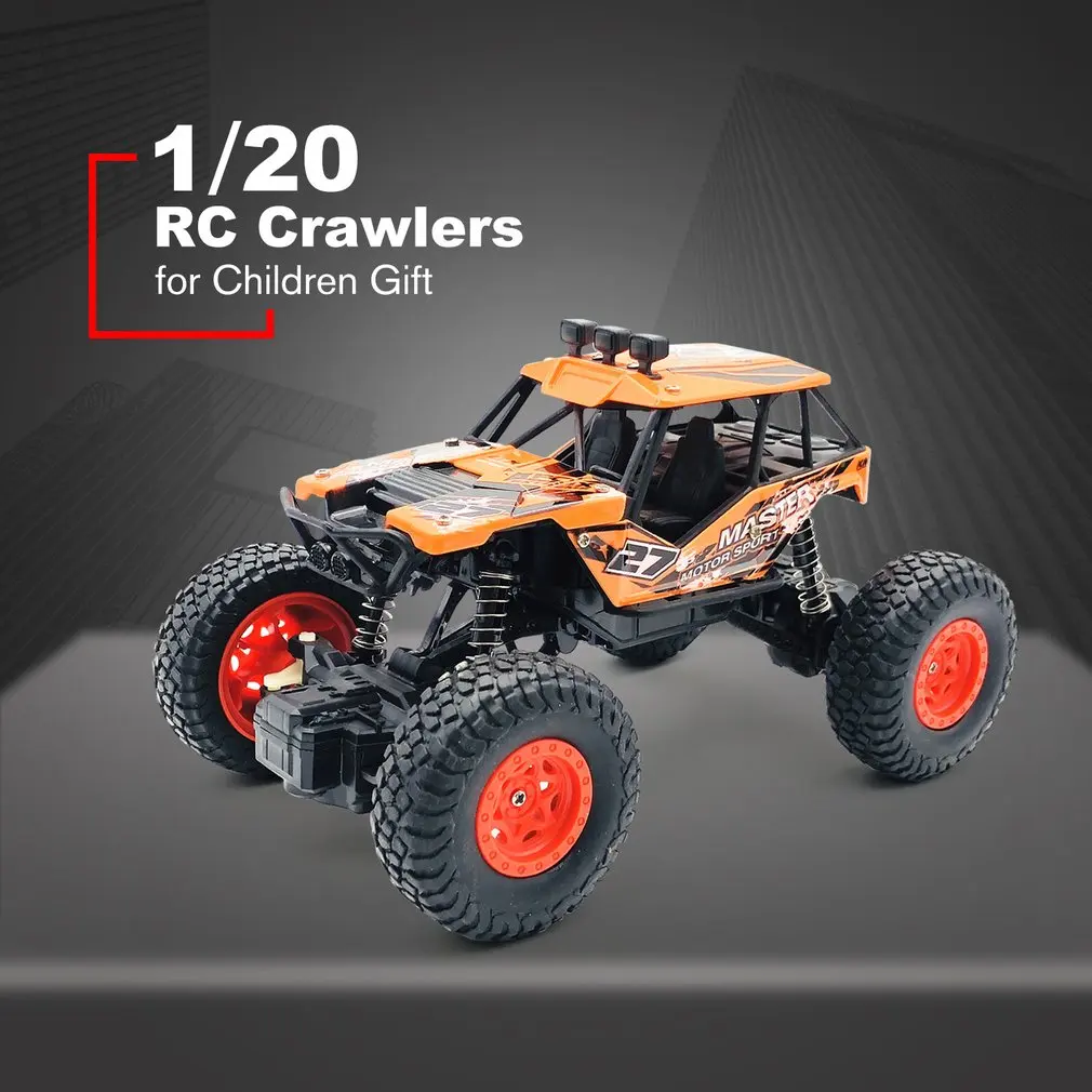RC автомобиль 1:20 2 4 ГГц рок сканеры ралли скалолазание сильные двигатели Bigfoot
