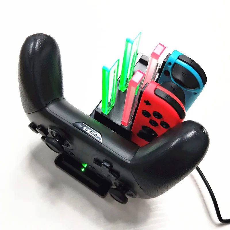Зарядное устройство для Nintendo Switch 6 в 1 зарядная док станция подставка контроллера