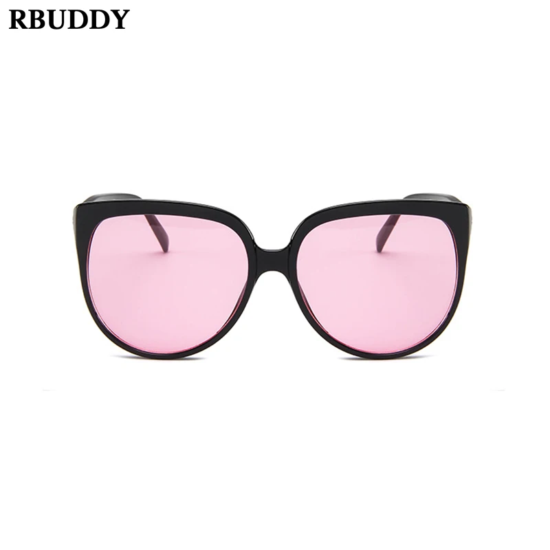 RBUDDY Новые Солнцезащитные очки женские и мужские пластиковые 2019 Ретро кошачий