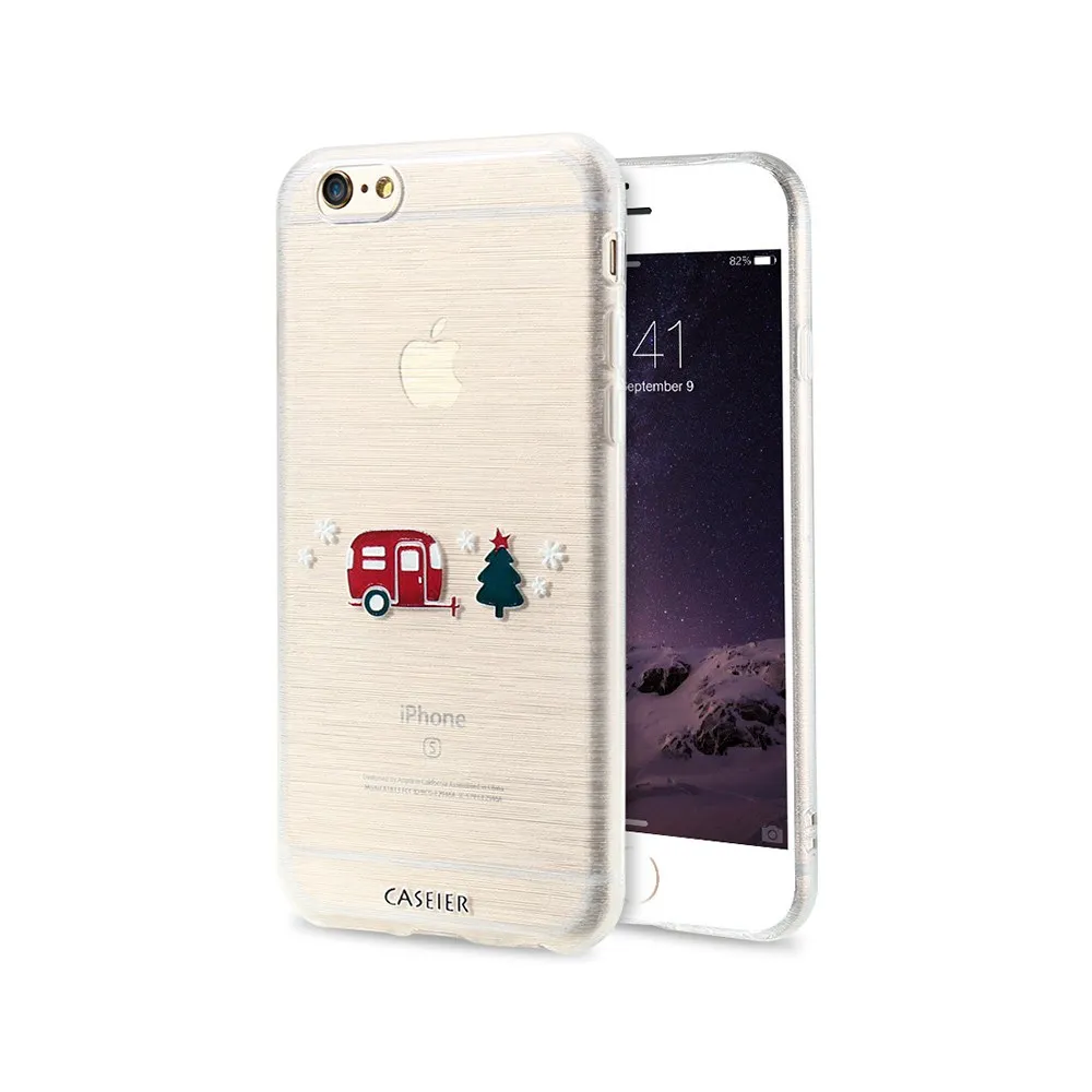 Christmas Carriage Рождество зима Caseier зима Рождество чехол для iPhone X 8 7 6 6 S plus 5 5S SE Снеговик задняя крышка для samsung Galaxy Note 8 S8 plus S6 S7 edge крышки чехол на айфон 6 7 6s Plus 5 5s se чехол для теле - Цвет: Christmas Carriage