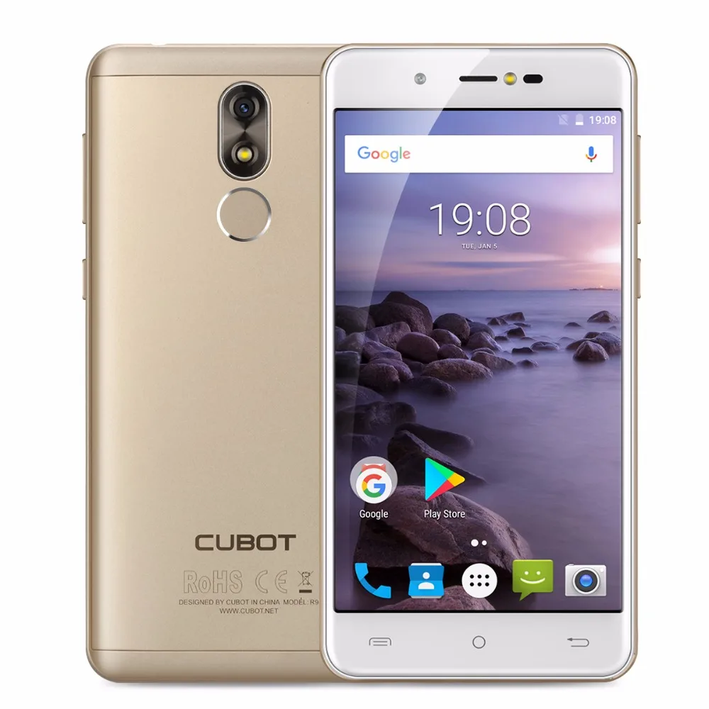 CUBOT R9 MT6580 4 ядра 13MP Камера Android 7 0 смартфон 2 GB Оперативная память 16 Гб Встроенная