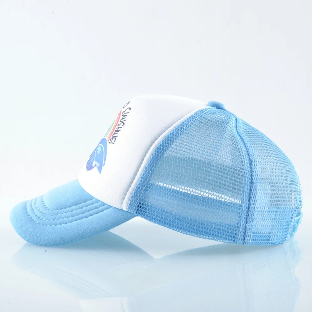 Модная летняя кепка Snapback Детские сетчатые бейсболки в стиле хип хоп регулируемые