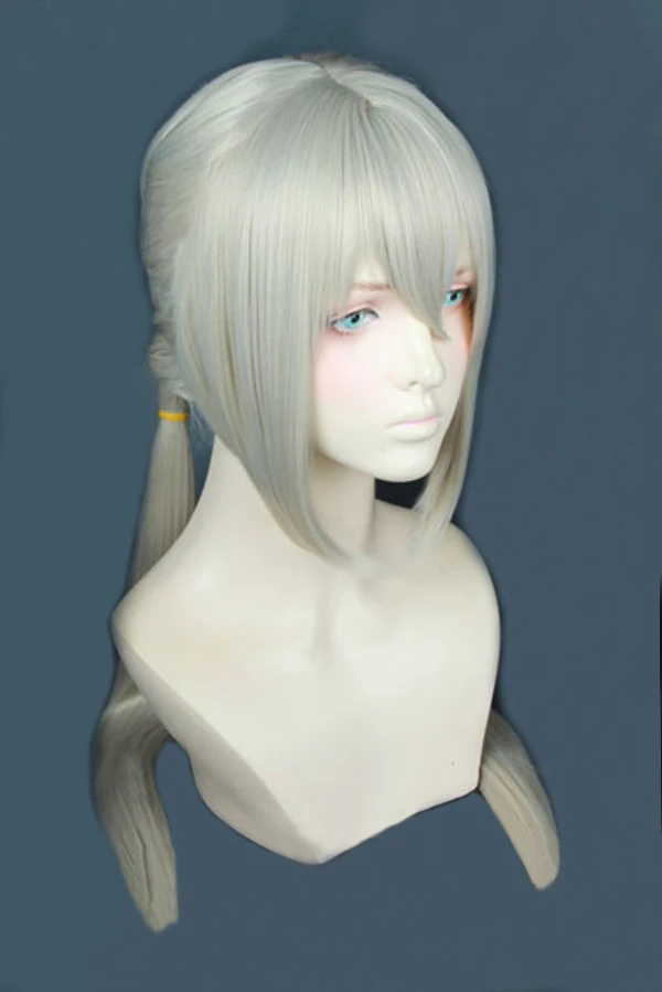 Парик для косплея FGO 70 см серый светлый термостойкий|cosplay costume|costume cosplaywig cosplay |
