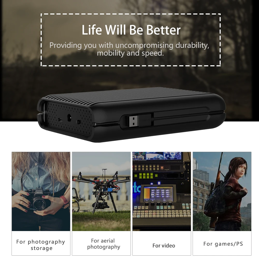 ORICO HDD 1/2/3/4 TB USB3.1 Gen2 TYPE-C 3.5 In 10Gbps High-Speed Shockproof External Hard Drives HDD Desktop Mobile Hard Disk