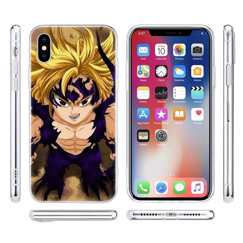 Лидер продаж Силиконовый Модный чехол Nanatsu No Taizai Meliodas для Apple iPhone 11 Pro XS MAX XR X 7 8 Plus 6