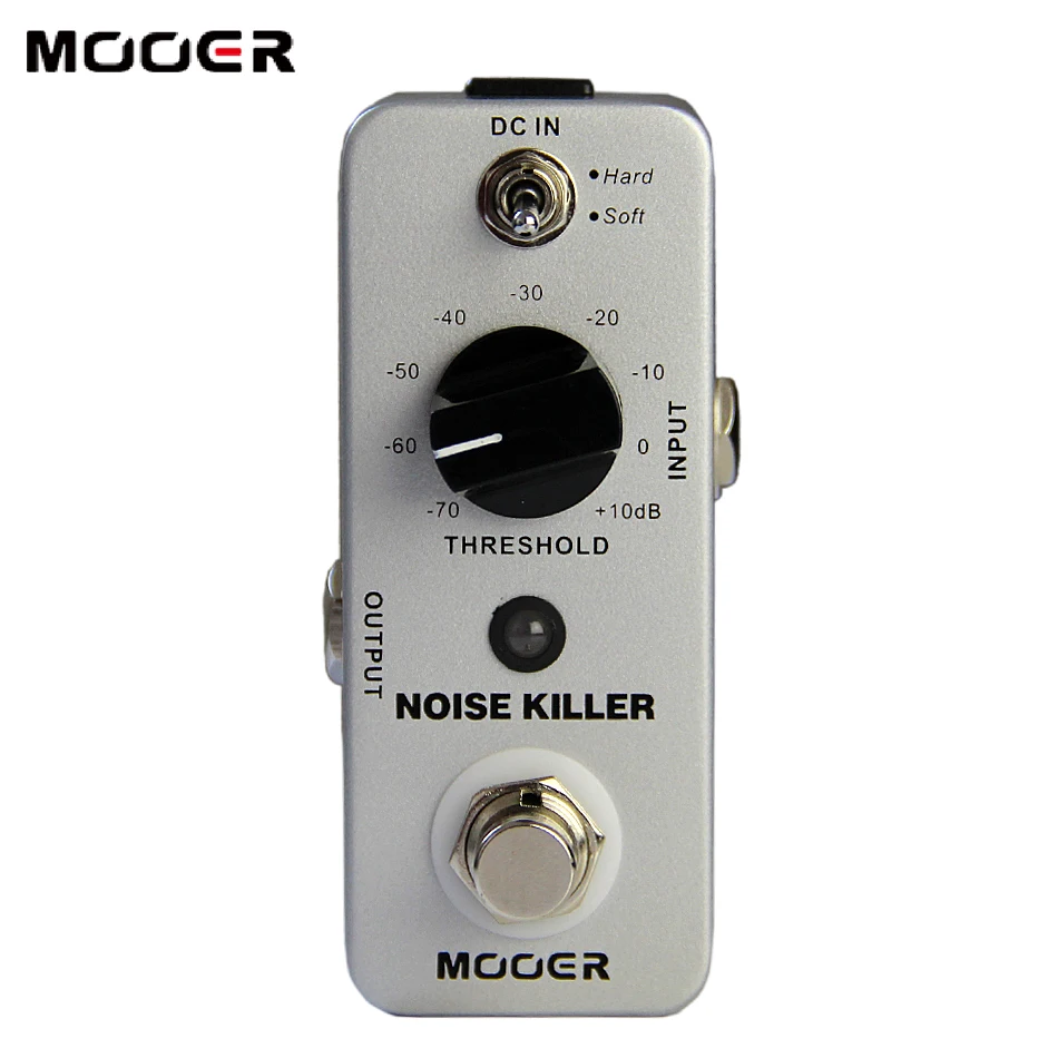 MOOER педаль шумоподавления 2 режима работы: Жесткий Мягкий настоящий