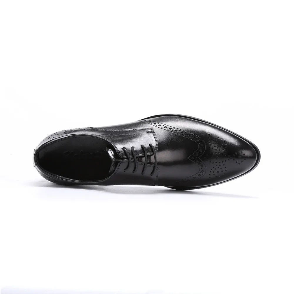 Мужские туфли оксфорды из натуральной кожи большие размеры|shoes men|shoes men businessshoes