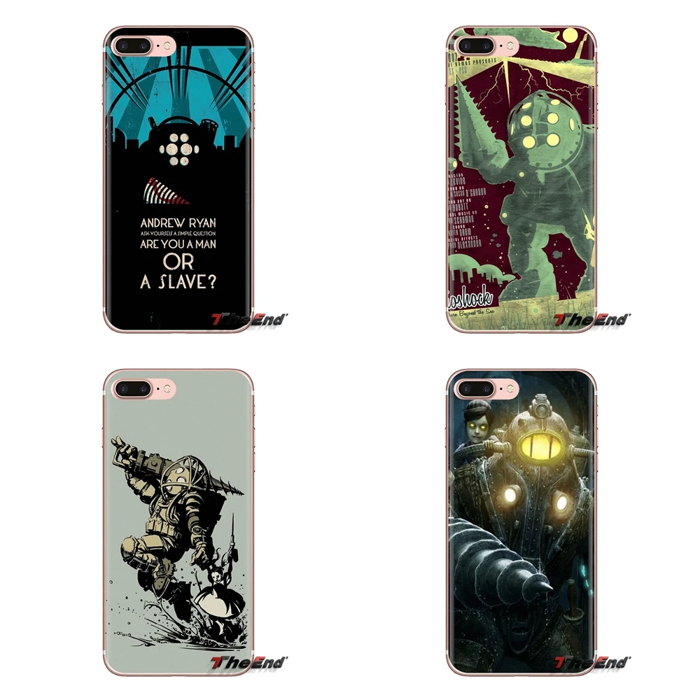 Bioshock Big Daddy Transparent Soft Shell Covers For Xiaomi Redmi 4A S2 Note 3 3S 4 4X 5 Plus 6 7 6A Pro Pocophone F1 |