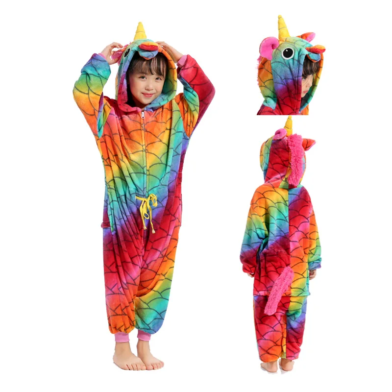 Детский костюм комбинезон Kugurumi в виде животного фланелевая мягкая цельная