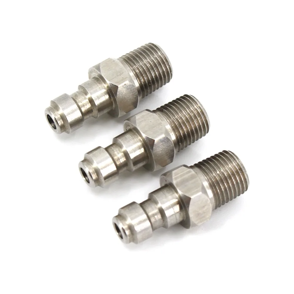 PCP Airforce Пейнтбол высокого давления 1/8NPT M10x1 1/8 BSPP 8 мм из нержавеющей стали быстрый