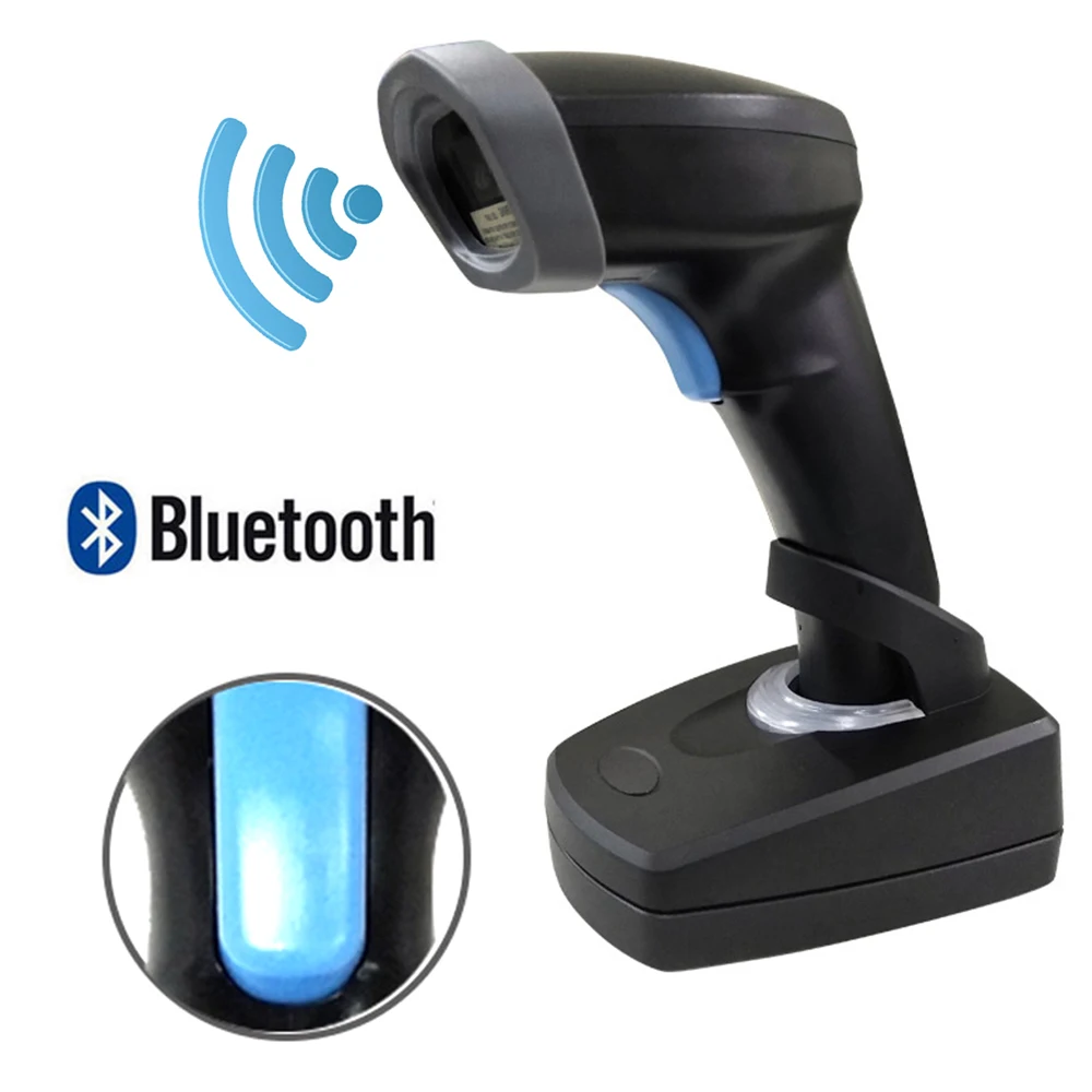 Ручной проводной сканер штрих-кода Bluetooth 1D/2D QR считыватель штрих-кодов для