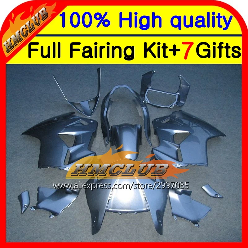 

Body For HONDA VFR800 98-01 VFR800RR 98 99 00 01 31HM32 VFR 800 Interceptor 800RR 1998 1999 2000 2001 Glossy silver Fairing