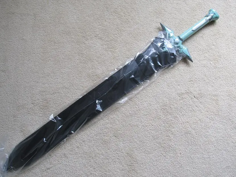 S0075 аниме меч арт онлайн KAZUTO KIRIGAYA KIRITO'S DARK REPULSER GREEN 44&quot|dark repulser|kirito sword dark repulsersword art