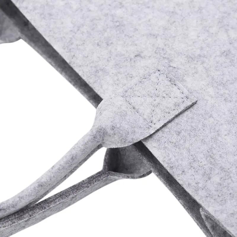 

38x6x27cm Portable Felt Fashion Handbag Purse Handbag Large Capacity Organizer Shoulder Bag