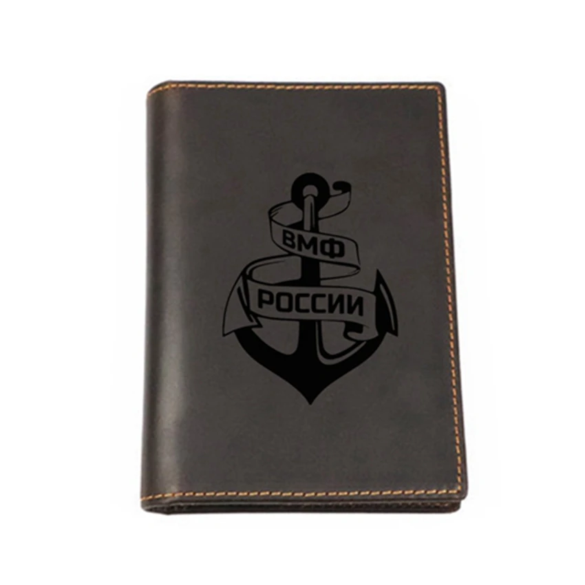 VMF российский телефон с гравировкой имени кошелек для паспорта натуральная кожа
