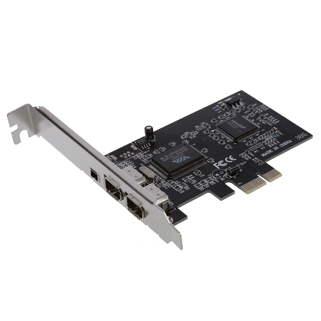 Плата контроллера PCI Express x1 PCI-E FireWire 1394a IEEE1394 3 порта для настольного компьютера |