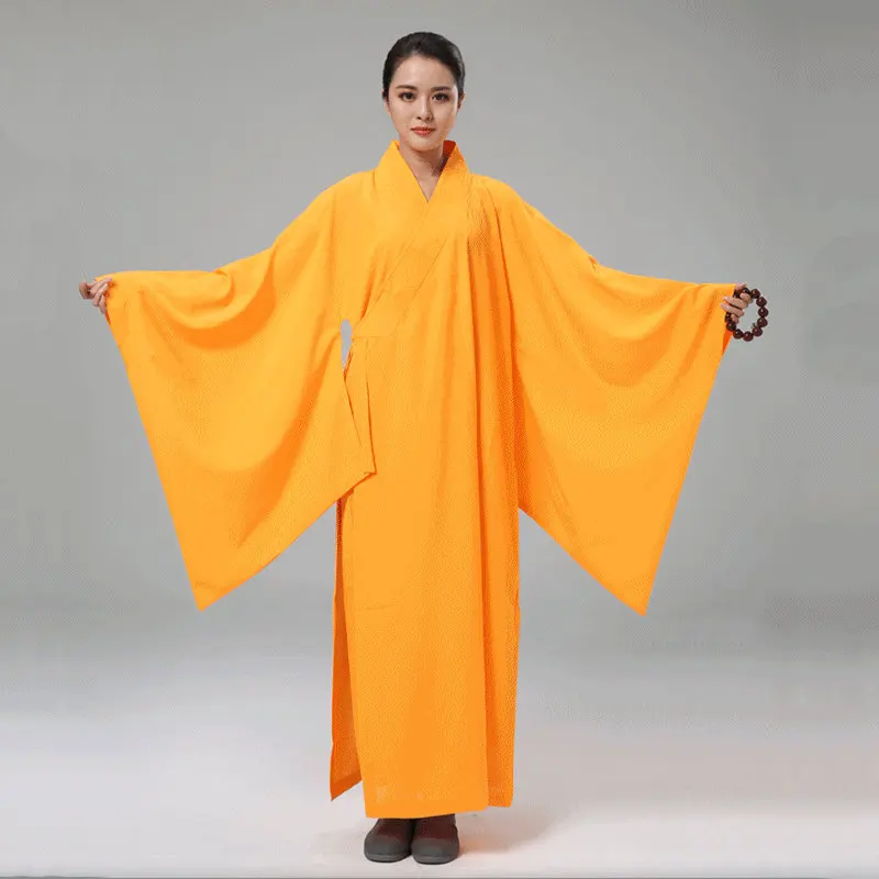 Женская униформа одеяния буддийских монахов shaolin буддистская одежда женская