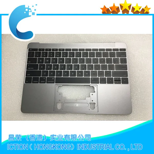 Оригинальный чехол для Macbook Pro Retina 12 дюймов A1534 верхний с клавиатурой макет США
