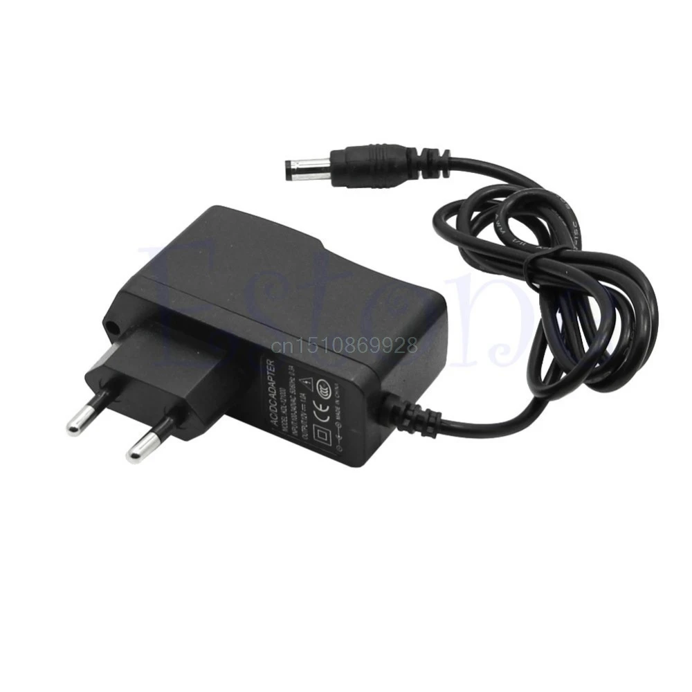 12V 1A источник питания AC 100-240V к DC адаптер ЕС вилка для 3528 5050 светодиодный полосы