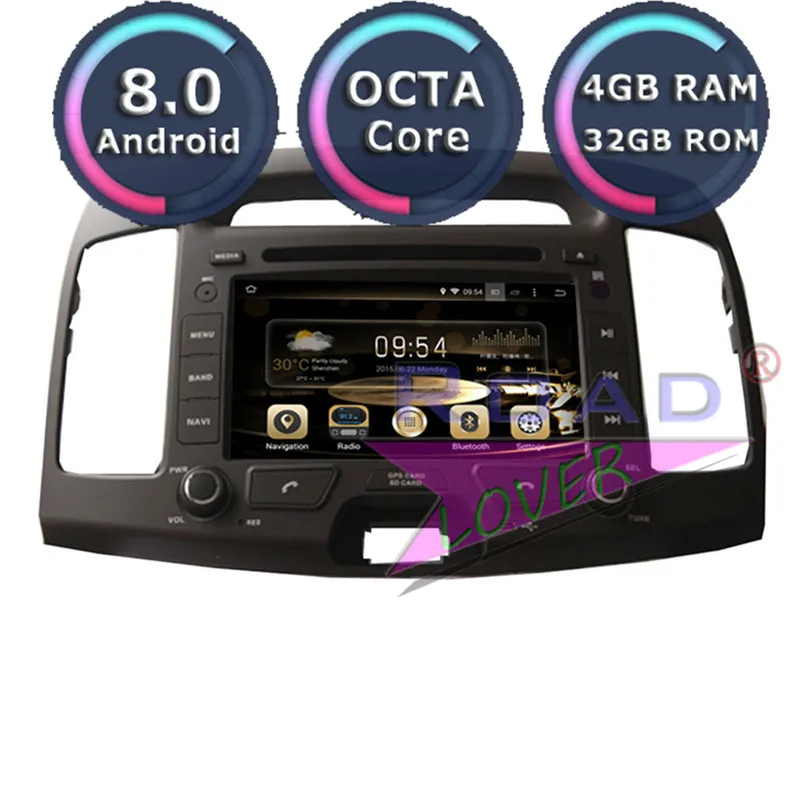 Roadlover Android 8 0 автомобильный DVD плеер радио для Hyundai Elantra 2007 2008 2009 2010 2011 Стерео GPS