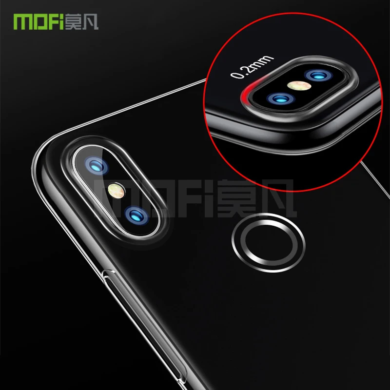 Оригинальный чехол MOFI для Xiaomi Mi Mix 2s Mix2s чехол-накладка силиконовая Прозрачная