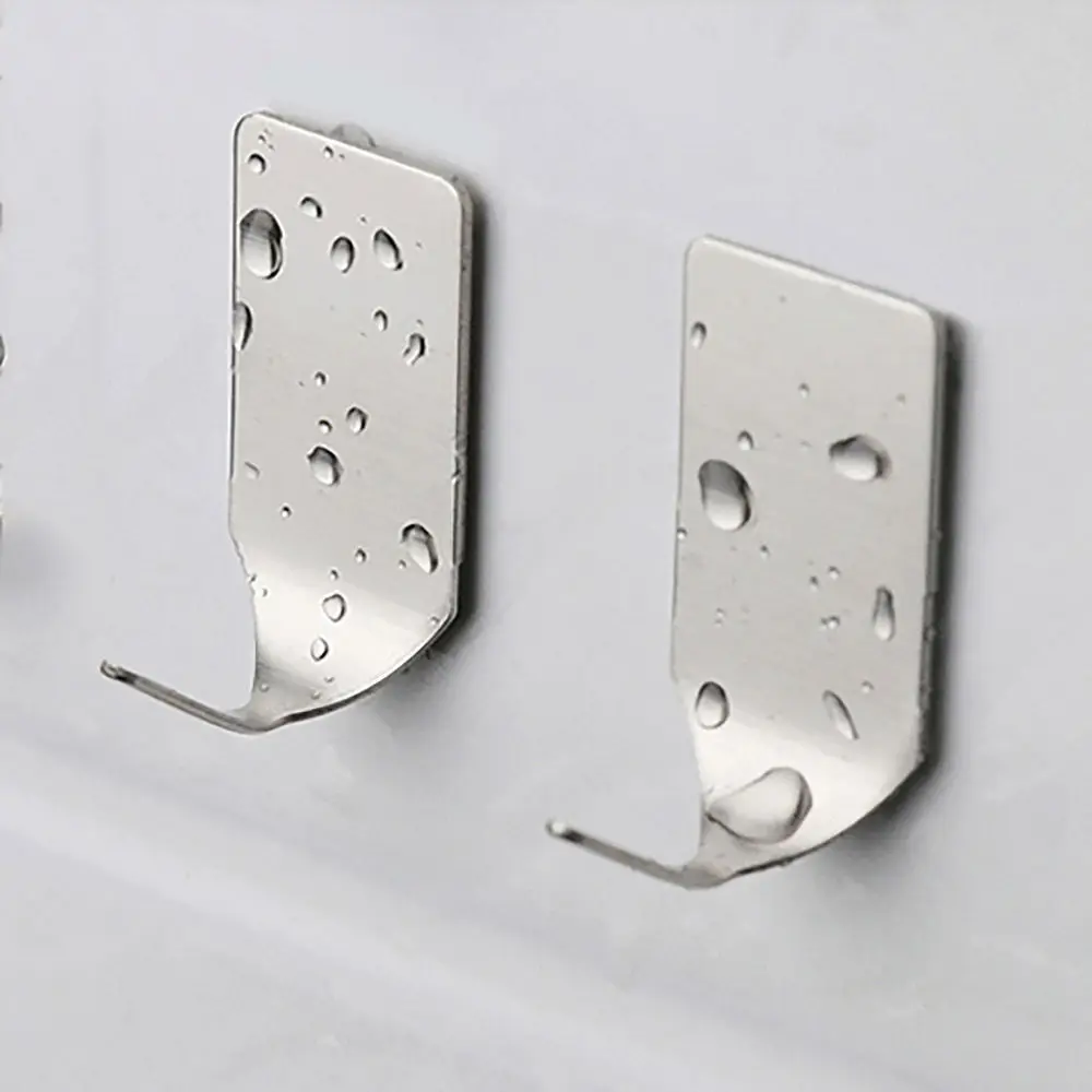 8 шт. настенные крючки для хранения из нержавеющей стали|Наборы аксессуаров