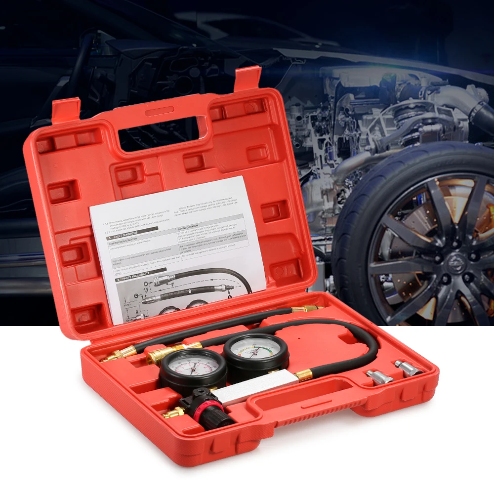 Автоматический тестер утечки цилиндра комплект детектора сжатия бензиновый