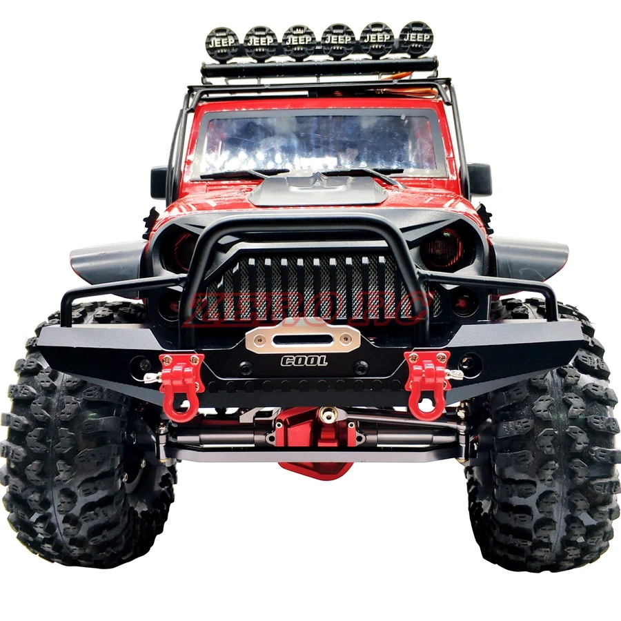 COOL RACING TRX4 металлический передний бампер со светодиодсветильник кой для 1/10