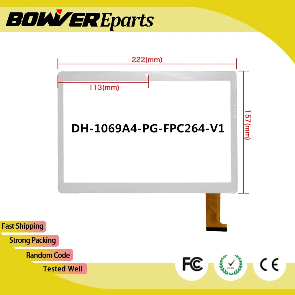 Сенсорная панель A + 9 6 10 5 дюйма сенсорная GT10PG157 FPC с сенсорным экраном
