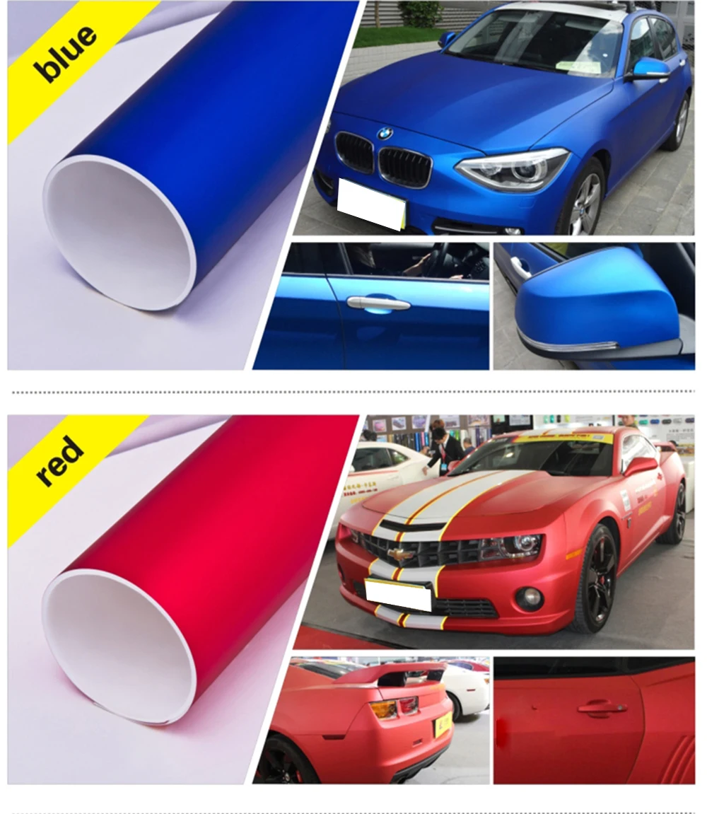 new arrival 1.52x20m Matte Chrome Film high quality car body film with air bubble free decorative chrome film. | Автомобили и