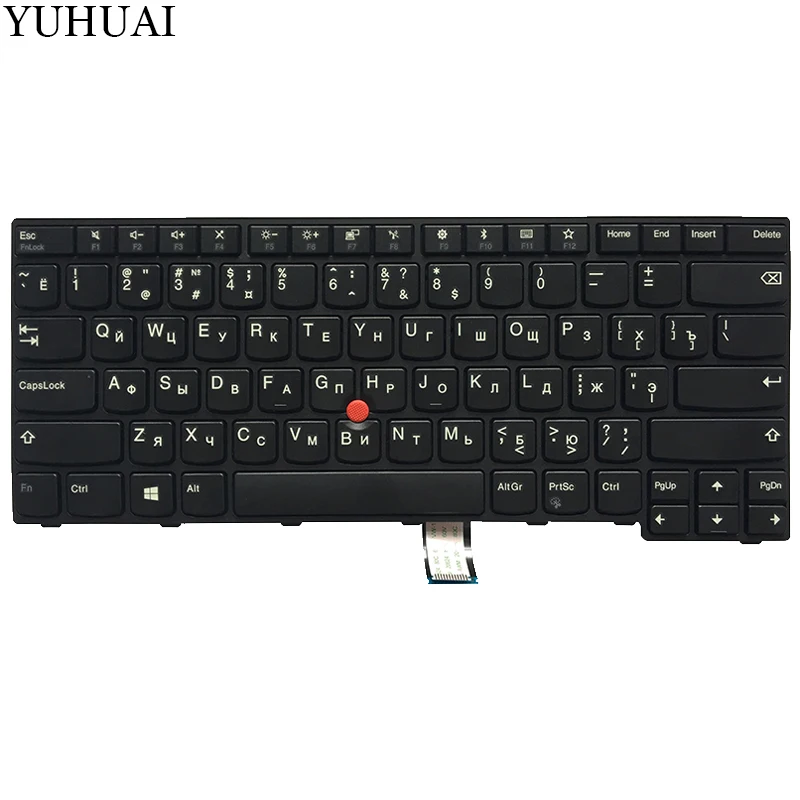 Новая русская клавиатура для ноутбука lenovo Thinkpad E470 E470C E475 01AX094 sn20k93408 RU Клавиатура без подсветки