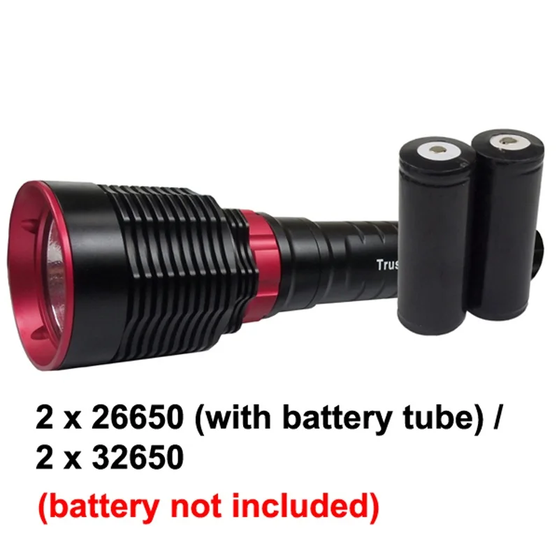 Светодиодный фонарик TrustFire TR DF010 Cree XHP70 желтый свет 3000K/белый 6500K 1600 люмен для