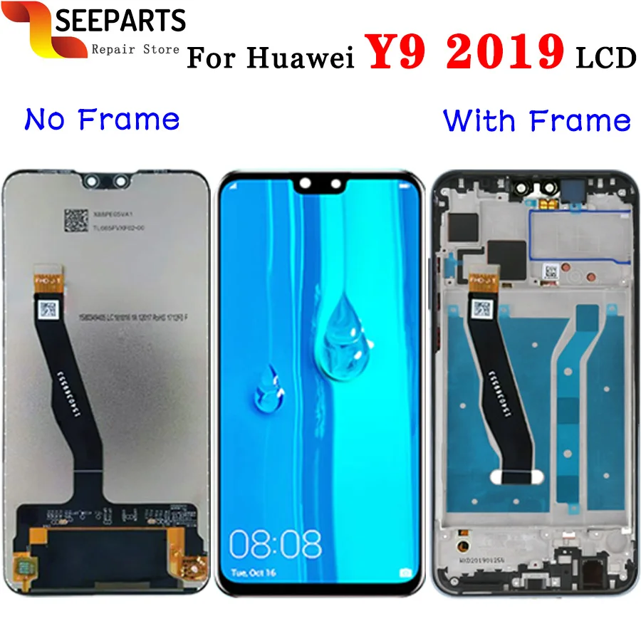 Для Huawei Y9 2019 ЖК дисплей сенсорный экран дигитайзер для сборки запасные части huawei