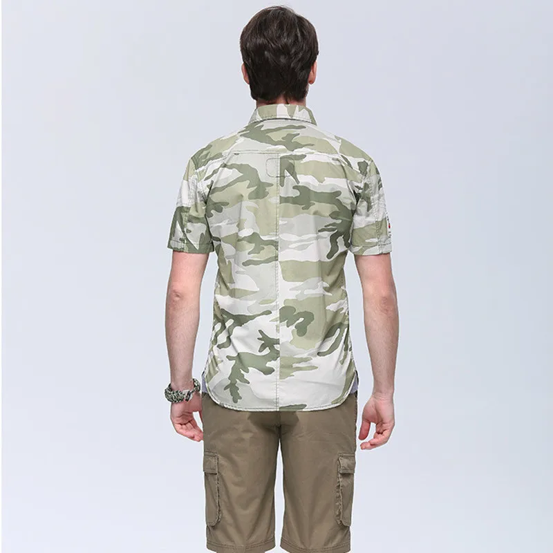 Новинка 2020 военные рубашки для пар летние хлопковые дышащие качественные