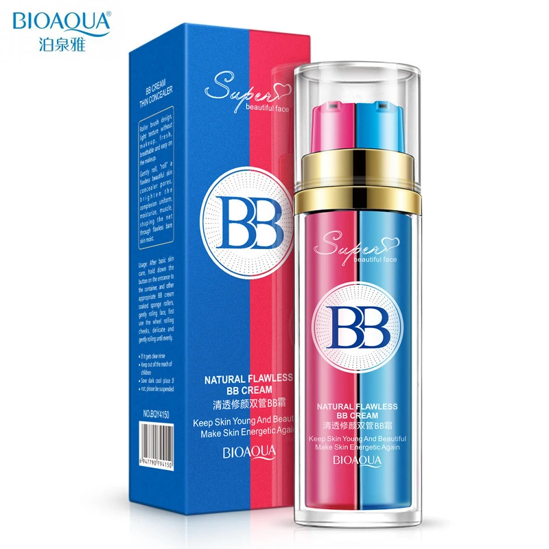 BIOAQUA BB крем+ основа для лица макияж увлажняющий сильно отбеливающий основа Maquiagem Косметика для лица