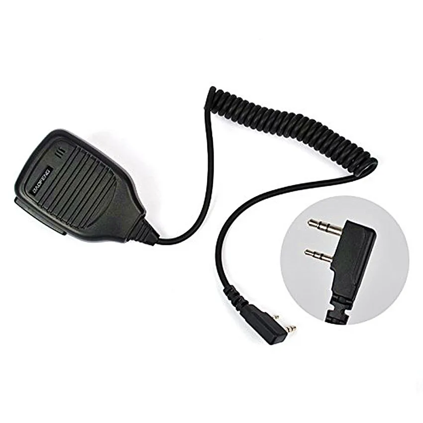 2 контакта PTT Микрофон для Kenwood BAOFENG UV-5R H777 RT3 TYT PUXING QUSHENG Любительская рация |