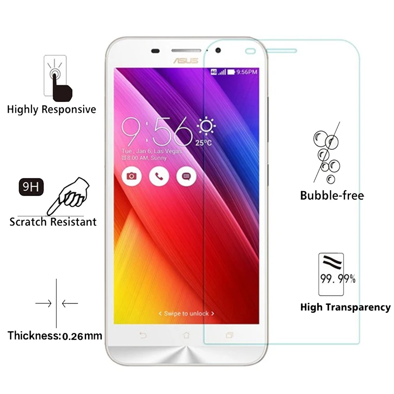Закаленное стекло 2.5D для ASUS Zenfone Max 9H Высококачественная Взрывозащищенная